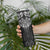 New Zealand Aotearoa Skinny Tumbler Maori Manta Ray Moko Black - Polynesian Pride