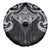 New Zealand Aotearoa Spare Tire Cover Maori Manta Ray Moko Black - Polynesian Pride