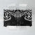 New Zealand Aotearoa Tablecloth Maori Manta Ray Moko Black - Polynesian Pride