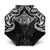 New Zealand Aotearoa Umbrella Maori Manta Ray Moko Black - Polynesian Pride