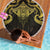 New Zealand Aotearoa Beach Blanket Maori Manta Ray Moko Gold - Polynesian Pride