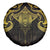 New Zealand Aotearoa Spare Tire Cover Maori Manta Ray Moko Gold - Polynesian Pride