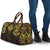 New Zealand Aotearoa Travel Bag Maori Manta Ray Moko Gold - Polynesian Pride