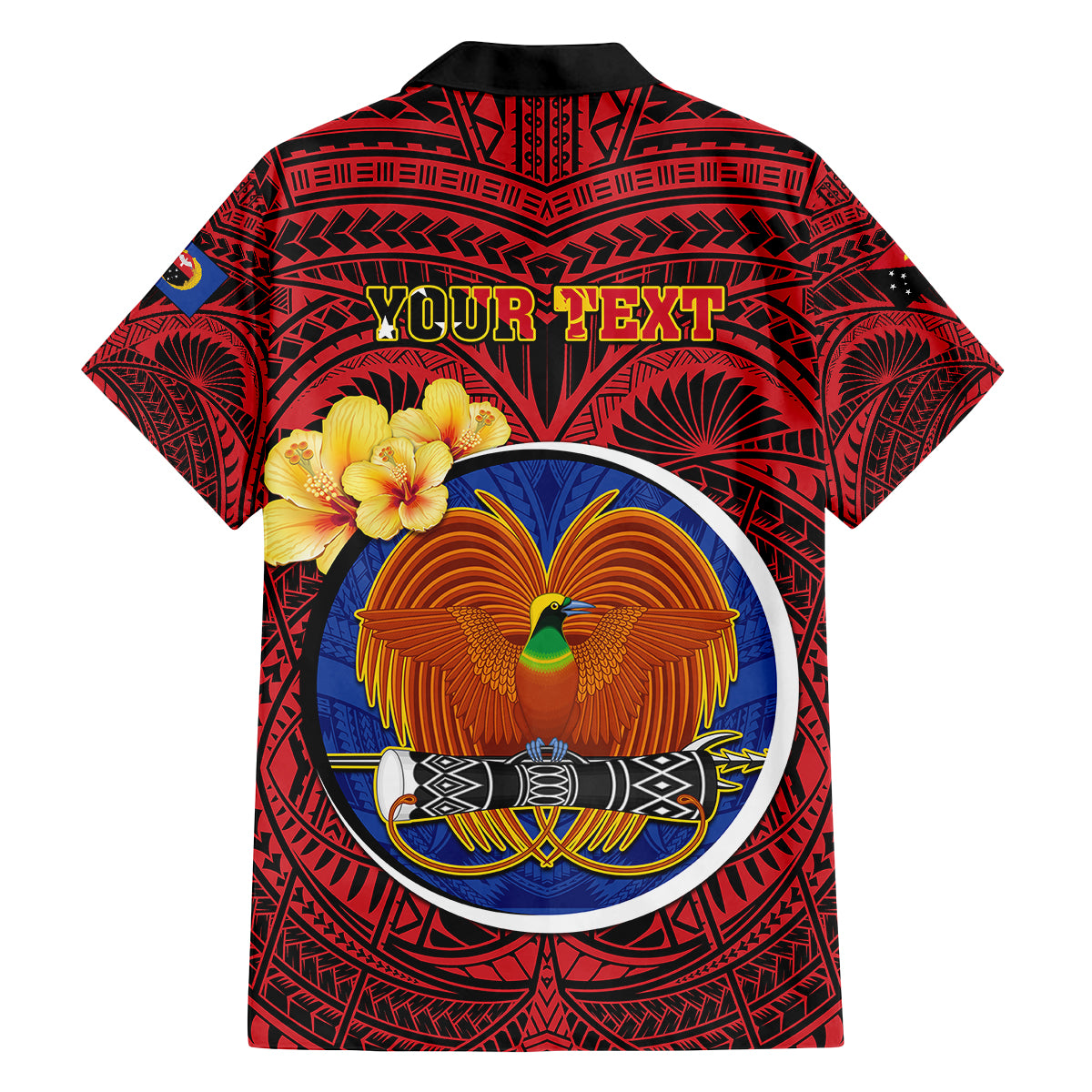 Personalized Papua New Guinea Gulf Province Kid Hawaiian Shirt Mix Coat Of Arms Polynesian Pattern LT05 - Polynesian Pride