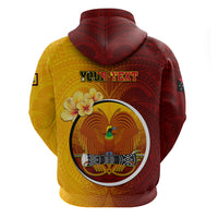 Personalized Papua New Guinea Western Province Hoodie Mix Coat Of Arms Polynesian Pattern LT05 - Polynesian Pride