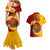 Papua New Guinea Madang Province Couples Matching Mermaid Dress and Hawaiian Shirt Mix Coat Of Arms Polynesian Pattern LT05 - Polynesian Pride