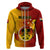 Papua New Guinea Madang Province Hoodie Mix Coat Of Arms Polynesian Pattern LT05 - Polynesian Pride