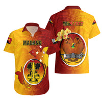 Personalized Papua New Guinea Madang Province Hawaiian Shirt Mix Coat Of Arms Polynesian Pattern LT05 - Polynesian Pride