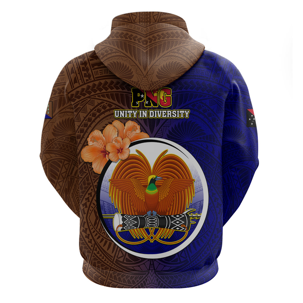 Papua New Guinea Manus Province Hoodie Mix Coat Of Arms Polynesian Pattern LT05 - Polynesian Pride