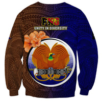 Papua New Guinea Manus Province Sweatshirt Mix Coat Of Arms Polynesian Pattern LT05 - Polynesian Pride