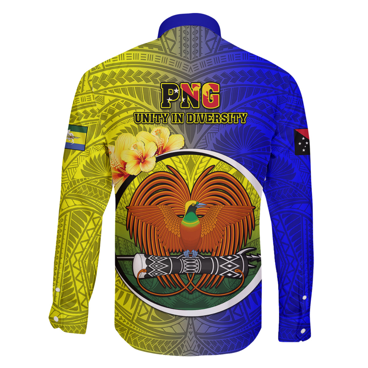 Papua New Guinea Morobe Province Family Matching Tank Maxi Dress and Hawaiian Shirt Mix Coat Of Arms Polynesian Pattern LT05 - Polynesian Pride