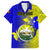 Personalized Papua New Guinea Morobe Province Family Matching Short Sleeve Bodycon Dress and Hawaiian Shirt Mix Coat Of Arms Polynesian Pattern LT05 Dad's Shirt - Short Sleeve Yellow - Polynesian Pride