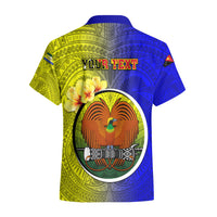 Personalized Papua New Guinea Morobe Province Hawaiian Shirt Mix Coat Of Arms Polynesian Pattern LT05 - Polynesian Pride