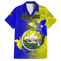 Personalized Papua New Guinea Morobe Province Kid Hawaiian Shirt Mix Coat Of Arms Polynesian Pattern LT05 Kid Yellow - Polynesian Pride