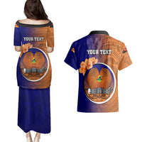 Personalized Papua New Guinea New Ireland Province Couples Matching Puletasi Dress and Hawaiian Shirt Mix Coat Of Arms Polynesian Pattern LT05 - Polynesian Pride