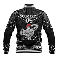 Custom Samoa Wrestling Baseball Jacket Samoan Wrestler Ulafala Style