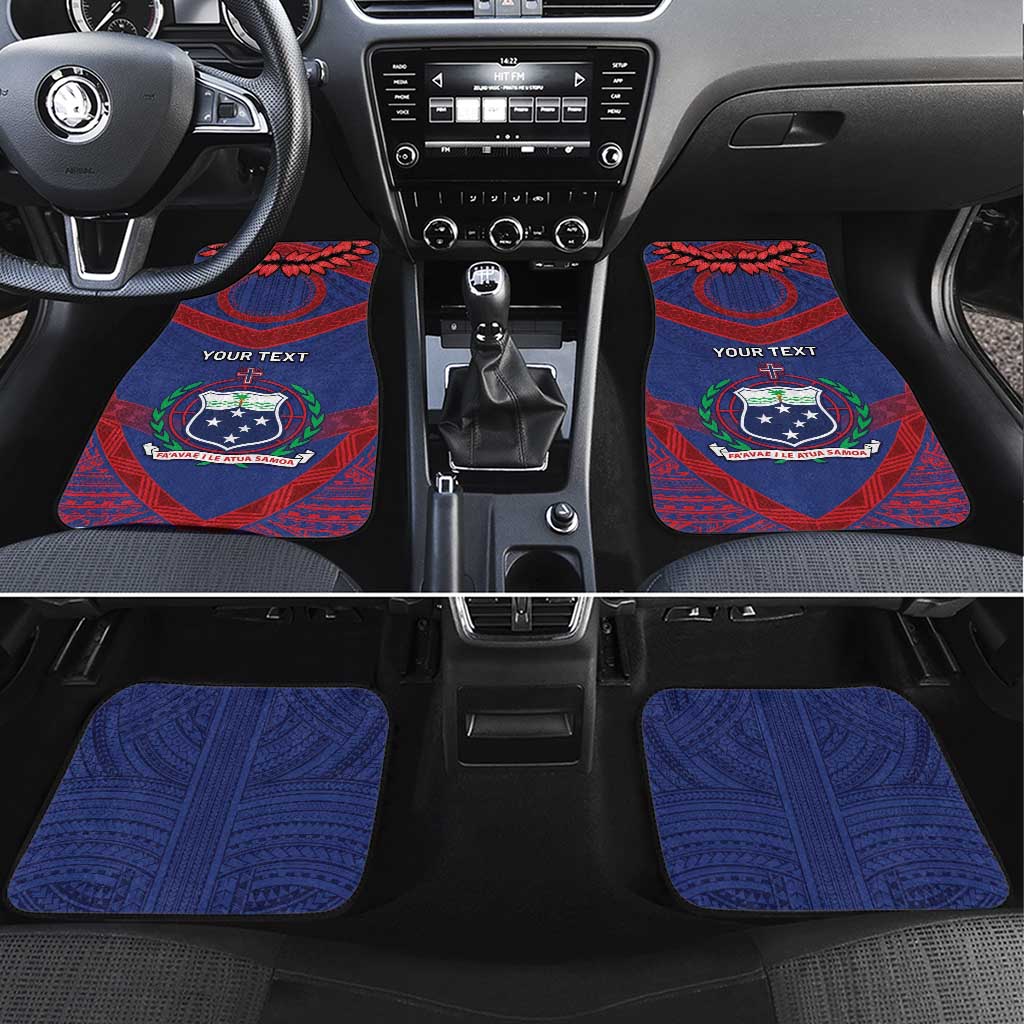 FAST Party Samoa Car Mats Samoan Coat Of Arms Ulafala Style