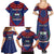 Personalised FAST Party Samoa Family Matching Summer Maxi Dress and Hawaiian Shirt Samoan Coat Of Arms Ulafala Style