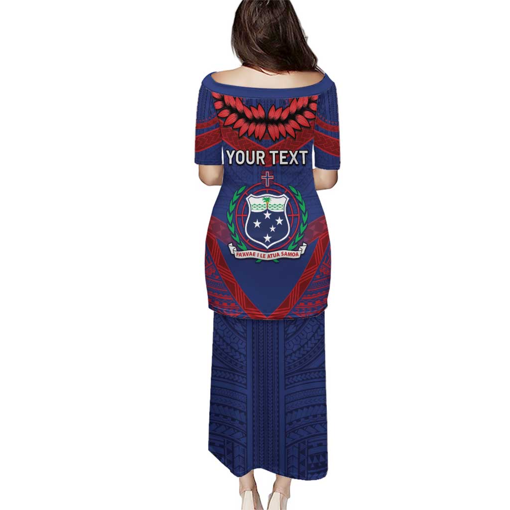 Personalised FAST Party Samoa Puletasi Samoan Coat Of Arms Ulafala Style
