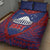 FAST Party Samoa Quilt Bed Set Samoan Coat Of Arms Ulafala Style