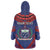 Personalised FAST Party Samoa Wearable Blanket Hoodie Samoan Coat Of Arms Ulafala Style