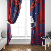FAST Party Samoa Window Curtain Samoan Coat Of Arms Ulafala Style