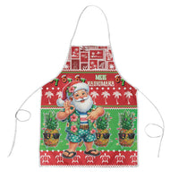 Mele Kalikimaka Hawaii Christmas Apron Funny Santa 67 Gen Alpha Slang - Polynesian Pride