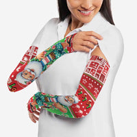 Mele Kalikimaka Hawaii Christmas Arm Sleeves Funny Santa 67 Gen Alpha Slang - Polynesian Pride