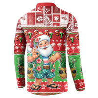 Mele Kalikimaka Hawaii Christmas Button Sweatshirt Funny Santa 67 Gen Alpha Slang - Polynesian Pride