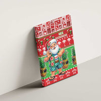 Mele Kalikimaka Hawaii Christmas Canvas Wall Art Funny Santa 67 Gen Alpha Slang - Polynesian Pride