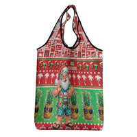 Mele Kalikimaka Hawaii Christmas Grocery Bag Funny Santa 67 Gen Alpha Slang - Polynesian Pride