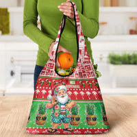 Mele Kalikimaka Hawaii Christmas Grocery Bag Funny Santa 67 Gen Alpha Slang - Polynesian Pride