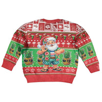 Mele Kalikimaka Hawaii Christmas Kid Ugly Christmas Sweater Funny Santa 67 Gen Alpha Slang - Polynesian Pride