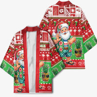 Mele Kalikimaka Hawaii Christmas Kimono Funny Santa 67 Gen Alpha Slang - Polynesian Pride