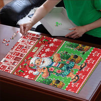 Mele Kalikimaka Hawaii Christmas Puzzle Funny Santa 67 Gen Alpha Slang - Polynesian Pride