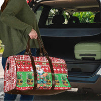 Mele Kalikimaka Hawaii Christmas Travel Bag Funny Santa 67 Gen Alpha Slang - Polynesian Pride