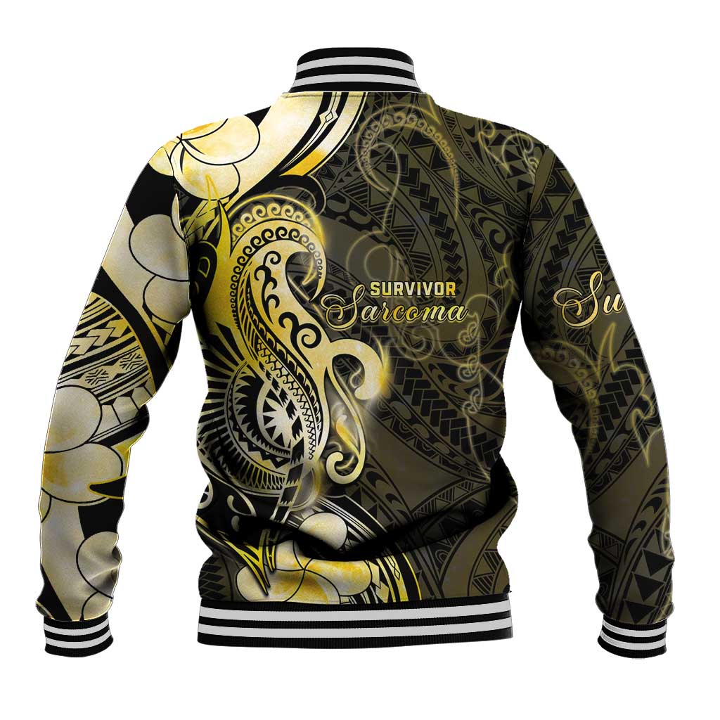 Sarcoma Awareness Baseball Jacket You Are Stronger Than Sarcoma