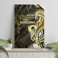 Sarcoma Awareness Canvas Wall Art You Are Stronger Than Sarcoma