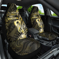 Sarcoma Awareness Car Seat Cover You Are Stronger Than Sarcoma