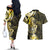 Sarcoma Awareness Couples Matching Off The Shoulder Long Sleeve Dress and Hawaiian Shirt You Are Stronger Than Sarcoma