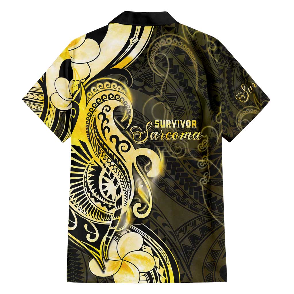 Sarcoma Awareness Family Matching Puletasi and Hawaiian Shirt You Are Stronger Than Sarcoma