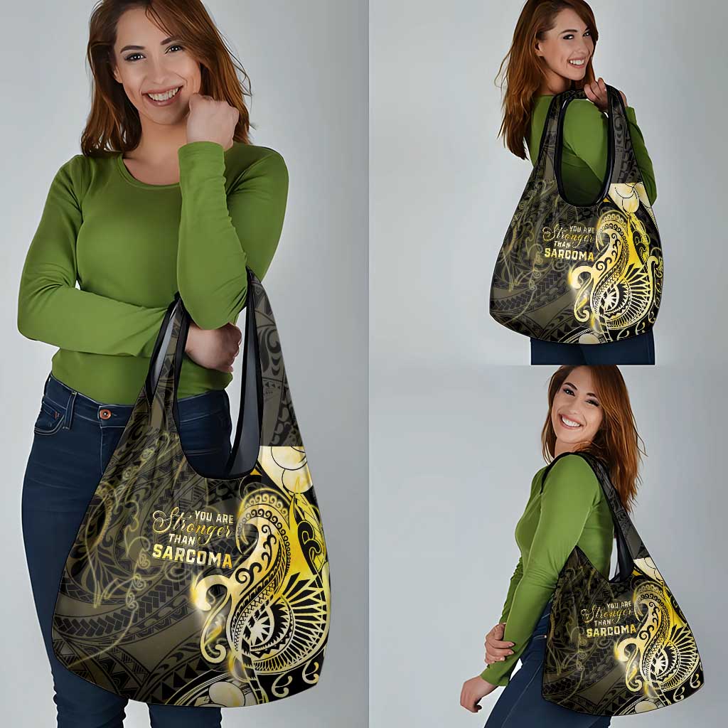 Sarcoma Awareness Grocery Bag You Are Stronger Than Sarcoma