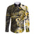 Sarcoma Awareness Long Sleeve Button Shirt You Are Stronger Than Sarcoma