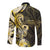 Sarcoma Awareness Long Sleeve Button Shirt You Are Stronger Than Sarcoma