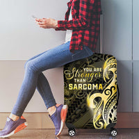 Sarcoma Awareness Luggage Cover You Are Stronger Than Sarcoma