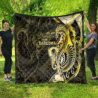 Sarcoma Awareness Quilt You Are Stronger Than Sarcoma