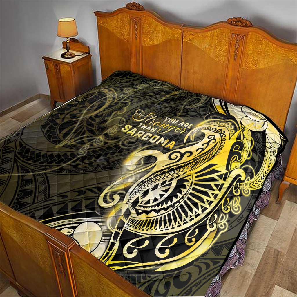 Sarcoma Awareness Quilt You Are Stronger Than Sarcoma