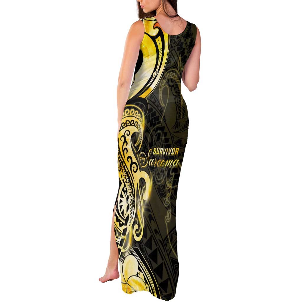 Sarcoma Awareness Tank Maxi Dress You Are Stronger Than Sarcoma