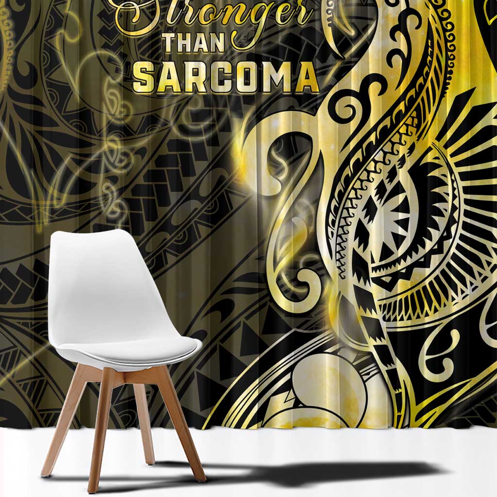 Sarcoma Awareness Window Curtain You Are Stronger Than Sarcoma