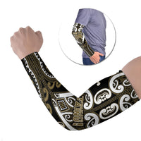 Custom Aotearoa Waikato Tainui Arm Sleeves Maori Tribal Pattern